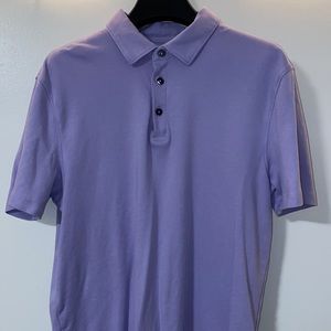 Lavender short sleeve polo